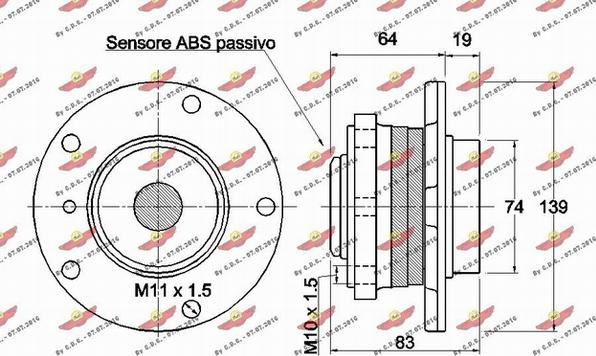 Autokit 01.069 - Kit cuscinetto ruota autozon.pro