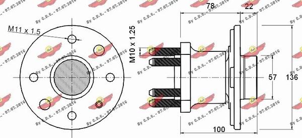 Autokit 01.020 - Kit cuscinetto ruota autozon.pro