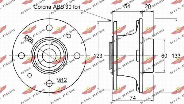 Autokit 01.173 - Kit cuscinetto ruota autozon.pro