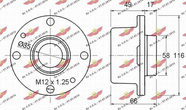 Autokit 01.328 - Kit cuscinetto ruota autozon.pro