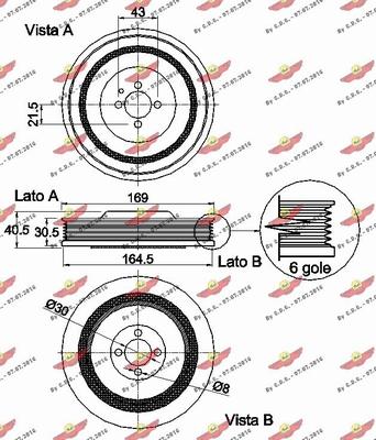 Autokit 03.90020 - Puleggia cinghia, Albero a gomiti autozon.pro