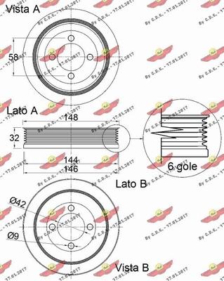 Autokit 03.90338 - Puleggia cinghia, Albero a gomiti autozon.pro