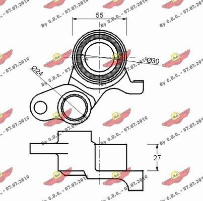 Autokit 03.499 - Rullo tenditore, Cinghia dentata autozon.pro