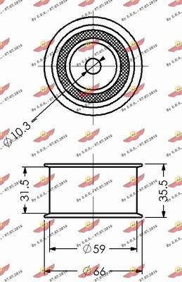 Autokit 03.467 - Galoppino / Guidacinghia, Cinghia dentata autozon.pro