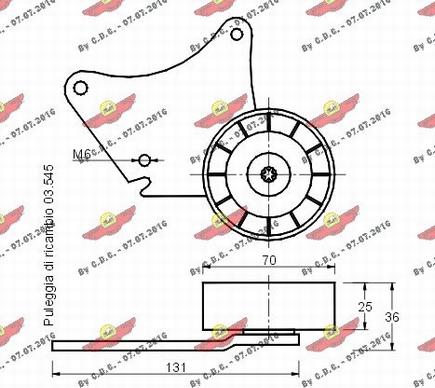 Autokit 03.578 - Tendicinghia, Cinghia Poly-V autozon.pro