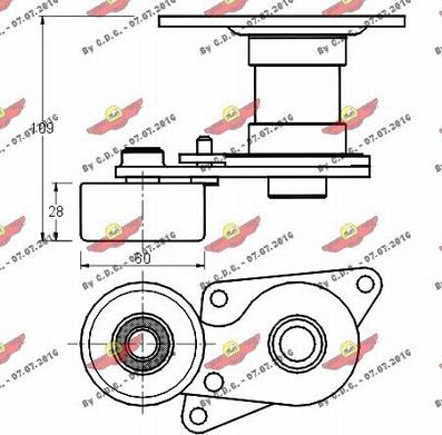 Autokit 03.626 - Tendicinghia, Cinghia Poly-V autozon.pro