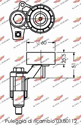 Autokit 03.627 - Tendicinghia, Cinghia Poly-V autozon.pro