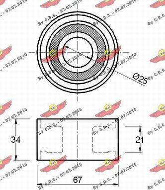 Autokit 03.013 - Galoppino / Guidacinghia, Cinghia dentata autozon.pro