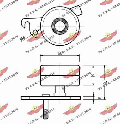 Autokit 03.089 - Tendicinghia, Cinghia Poly-V autozon.pro