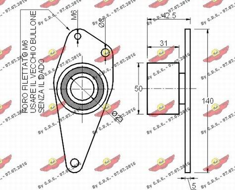 Autokit 03.084 - Galoppino / Guidacinghia, Cinghia dentata autozon.pro