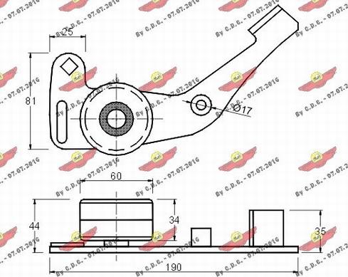 Autokit 03.037 - Rullo tenditore, Cinghia dentata autozon.pro