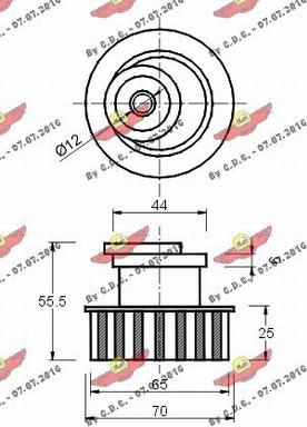 Autokit 03.141 - Rullo tenditore, Cinghia dentata autozon.pro