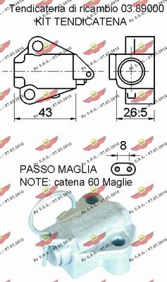 Autokit 03.89000K - Kit catena distribuzione autozon.pro