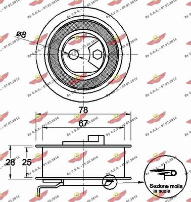 Autokit 03.80913 - Rullo tenditore, Cinghia dentata autozon.pro