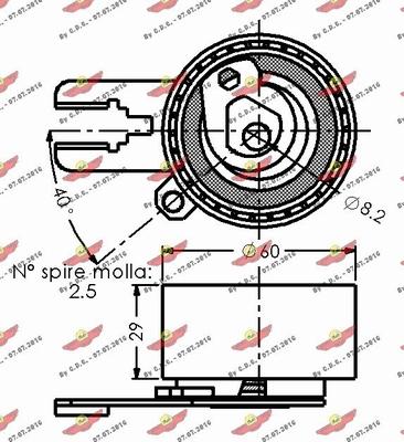 Autokit 03.80463 - Rullo tenditore, Cinghia dentata autozon.pro