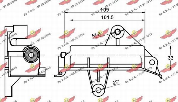 Autokit 03.80409 - Smorzatore vibrazioni, Cinghia dentata autozon.pro