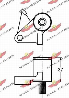 Autokit 03.80411 - Rullo tenditore, Cinghia dentata autozon.pro