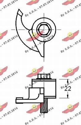 Autokit 03.80412 - Rullo tenditore, Cinghia dentata autozon.pro