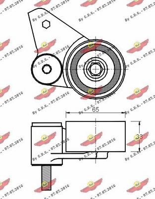 Autokit 03.80424 - Rullo tenditore, Cinghia dentata autozon.pro