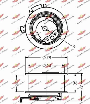 Autokit 03.80423 - Rullo tenditore, Cinghia dentata autozon.pro