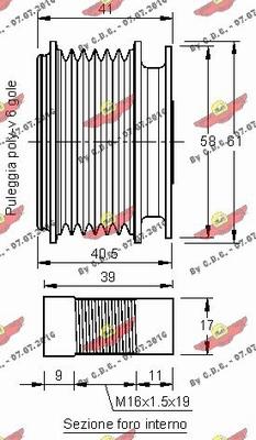 Autokit 03.80649 - Puleggia cinghia, Alternatore autozon.pro