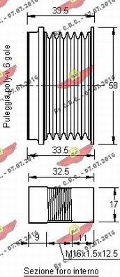 Autokit 03.80642 - Puleggia cinghia, Alternatore autozon.pro