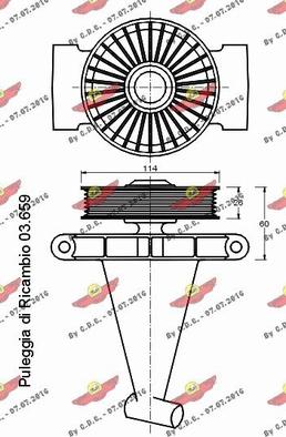 Autokit 03.80657 - Tendicinghia, Cinghia Poly-V autozon.pro