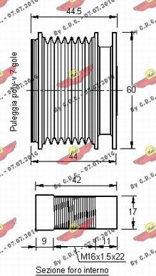 Autokit 03.80607 - Puleggia cinghia, Alternatore autozon.pro