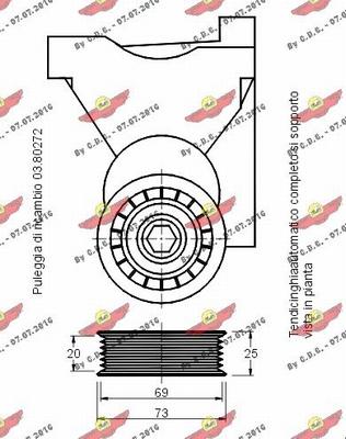 Autokit 03.80611 - Tendicinghia, Cinghia Poly-V autozon.pro