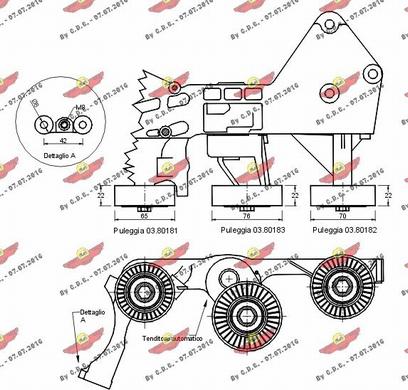 Autokit 03.80685 - Tendicinghia, Cinghia Poly-V autozon.pro