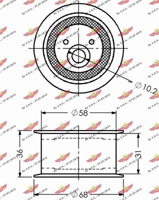 Autokit 03.80150 - Rullo tenditore, Cinghia dentata autozon.pro