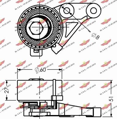 Autokit 03.80118 - Rullo tenditore, Cinghia dentata autozon.pro