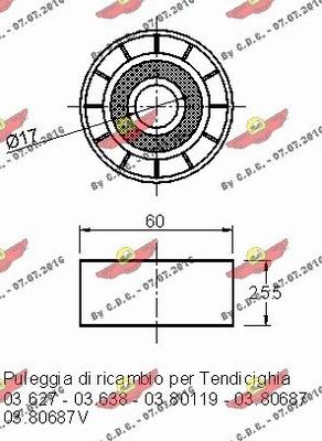 Autokit 03.80112 - Galoppino / Guidacinghia, Cinghia Poly-V autozon.pro