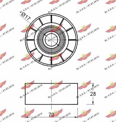 Autokit 03.80896 - Galoppino / Guidacinghia, Cinghia Poly-V autozon.pro