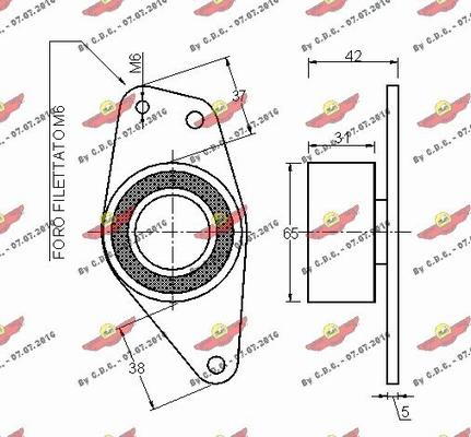 Autokit 03.80395 - Galoppino / Guidacinghia, Cinghia dentata autozon.pro