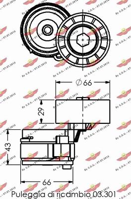 Autokit 03.80378 - Tendicinghia, Cinghia Poly-V autozon.pro