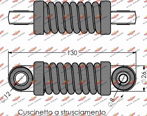 Autokit 03.80377 - Smorzatore vibrazioni, Cinghia Poly-V autozon.pro