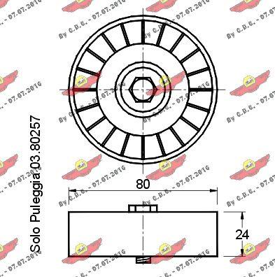 Autokit 03.80256 - Galoppino / Guidacinghia, Cinghia Poly-V autozon.pro