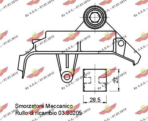 Autokit 03.80207 - Smorzatore vibrazioni, Cinghia dentata autozon.pro