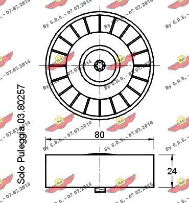 Autokit 03.80239 - Galoppino / Guidacinghia, Cinghia Poly-V autozon.pro