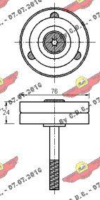 Autokit 03.80766 - Galoppino / Guidacinghia, Cinghia Poly-V autozon.pro