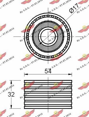 Autokit 03.80708 - Galoppino / Guidacinghia, Cinghia dentata autozon.pro