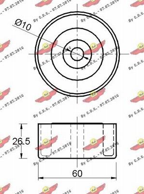 Autokit 03.80771/M - Galoppino / Guidacinghia, Cinghia Poly-V autozon.pro