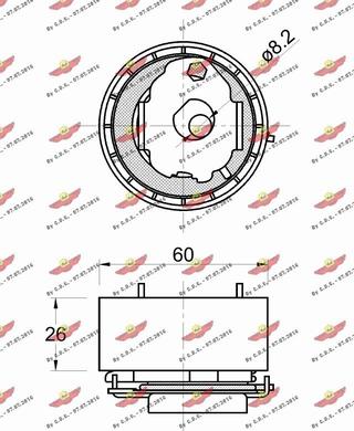 Autokit 03.81944 - Rullo tenditore, Cinghia dentata autozon.pro