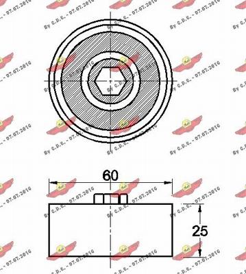 Autokit 03.81912 - Galoppino / Guidacinghia, Cinghia Poly-V autozon.pro