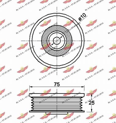 Autokit 03.81920 - Galoppino / Guidacinghia, Cinghia Poly-V autozon.pro