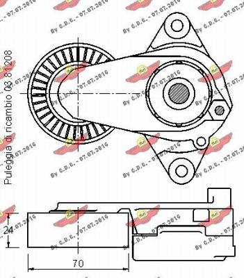 Autokit 03.81498 - Tendicinghia, Cinghia Poly-V autozon.pro