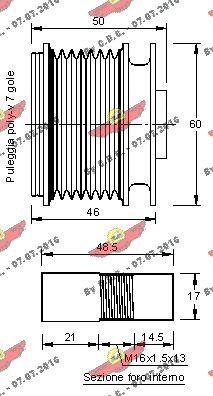 Autokit 03.81448 - Puleggia cinghia, Alternatore autozon.pro