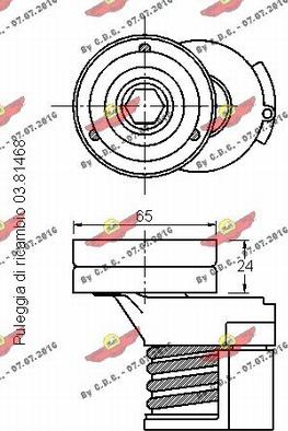 Autokit 03.81469 - Tendicinghia, Cinghia Poly-V autozon.pro