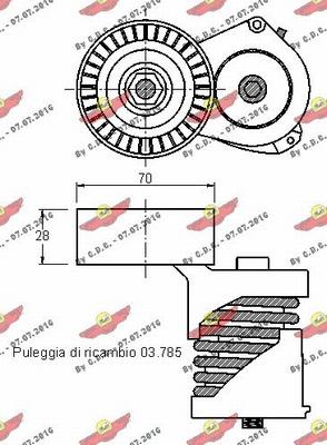 Autokit 03.81489 - Tendicinghia, Cinghia Poly-V autozon.pro